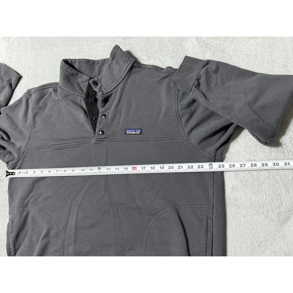 Patagonia Men's XL Snap-T Fleece Pullover Sweatshirt Mock Neck Button Pockets - Picture 3 of 12